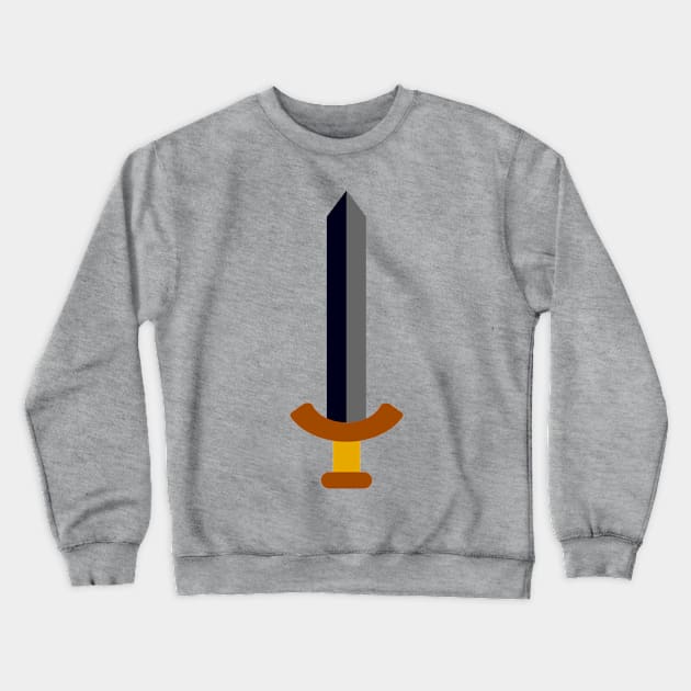 Minimalist Sword Icon (Dark) Crewneck Sweatshirt by Graograman